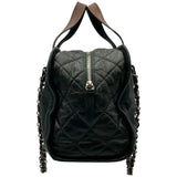 シャネル CHANEL チェーンショルダーバッグ A50605 14番台 グリーン SV金具 カーフ レディース ハンドバッグ