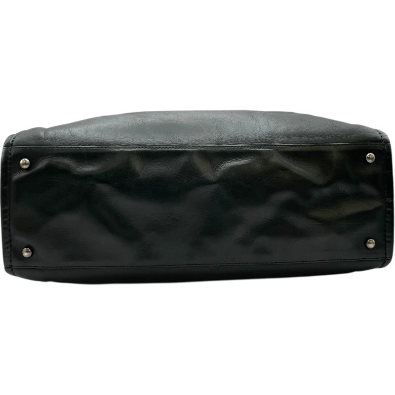 シャネル CHANEL チェーンショルダーバッグ A50605 14番台 グリーン SV金具 カーフ レディース ハンドバッグ