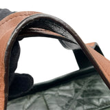 シャネル CHANEL チェーンショルダーバッグ A50605 14番台 グリーン SV金具 カーフ レディース ハンドバッグ