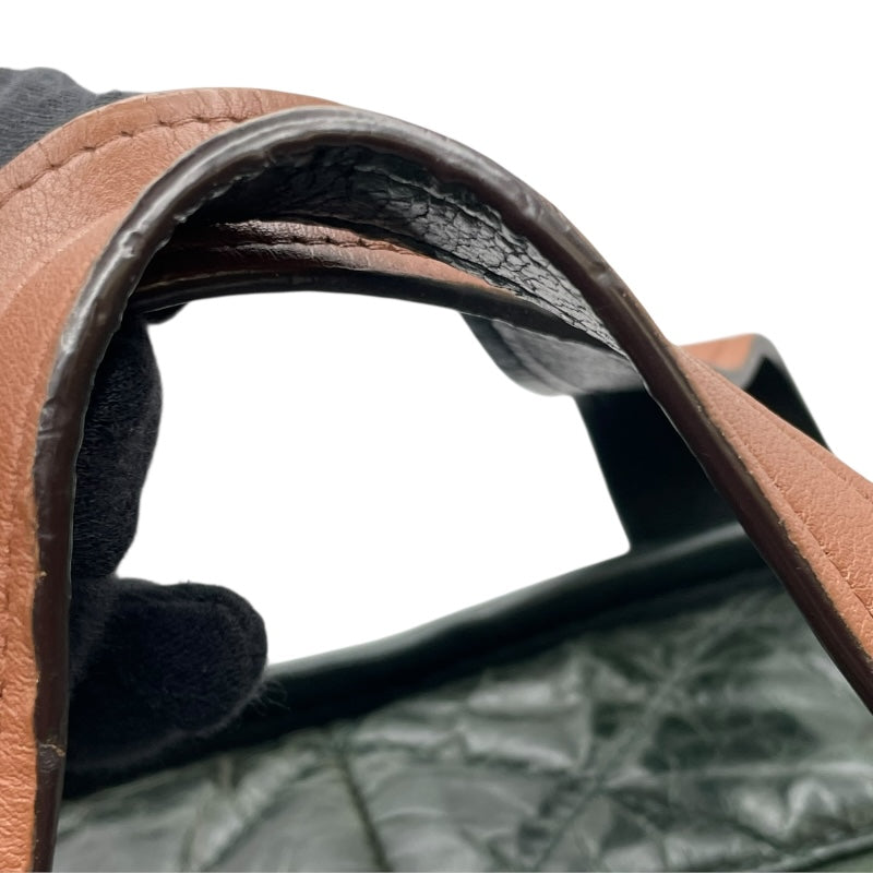 シャネル CHANEL チェーンショルダーバッグ A50605 14番台 グリーン SV金具 カーフ レディース ハンドバッグ