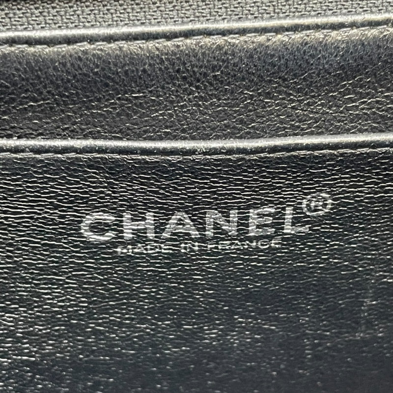 シャネル CHANEL マトラッセハンド A12397 5番台 ブラック SV金具 キャビアスキン レディース ハンドバッグ