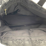 シャネル CHANEL ニュートラベルライン トートMM A15991 9番台 ブラック　GD金具 ナイロンジャガード レディース トートバッグ