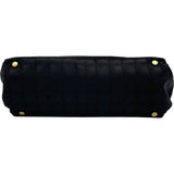 シャネル CHANEL ニュートラベルライン トートMM A15991 9番台 ブラック　GD金具 ナイロンジャガード レディース トートバッグ