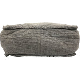 シャネル CHANEL ドーヴィル ラージショッピング A57180 グレー SV金具 キャンバス レディース ショルダーバッグ