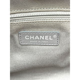 シャネル CHANEL ドーヴィル ラージショッピング A57180 グレー SV金具 キャンバス レディース ショルダーバッグ