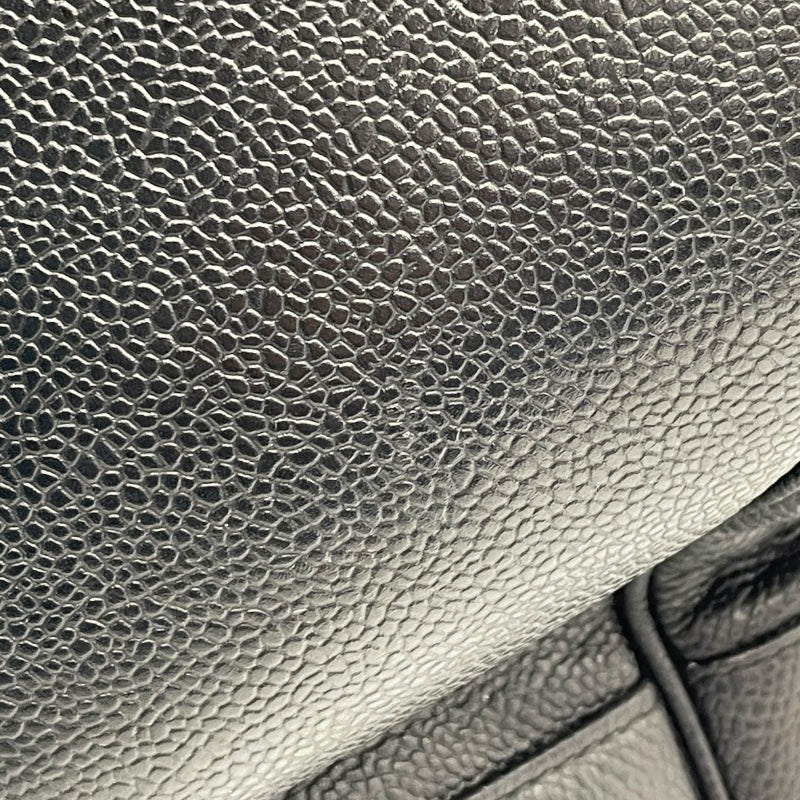 シャネル CHANEL ココチェーントート 3番台 ブラック　GD金具 キャビア レディース トートバッグ