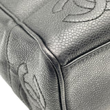 シャネル CHANEL ココチェーントート 3番台 ブラック　GD金具 キャビア レディース トートバッグ