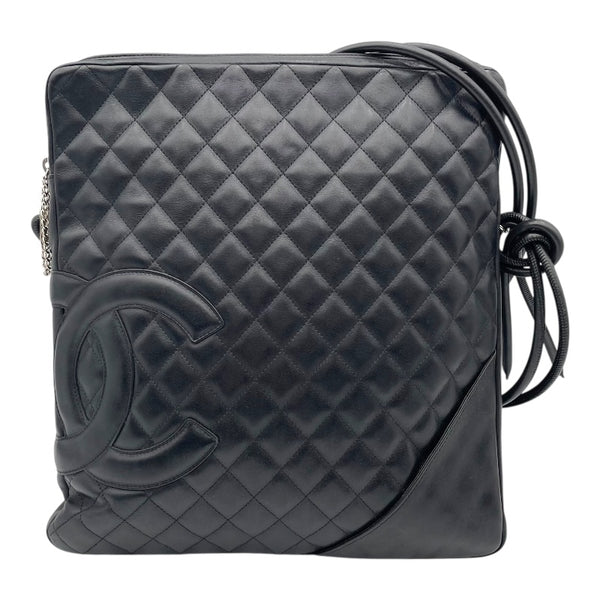 CHANEL シャネル　カンボンライン　ショルダーバッグ　ブラック CAMBON シャネル ショルダーバッグ カンボンライン ブラック ピンク