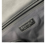 シャネル CHANEL パリビアリッツトートGM A34210 14番台 ブラック SV金具 コーディングキャンバス レディース トートバッグ