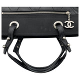 シャネル CHANEL パリビアリッツトートGM A34210 14番台 ブラック SV金具 コーディングキャンバス レディース トートバッグ