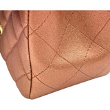 シャネル CHANEL ミニマトラッセ17 A35200 ブロンズ ラム レディース ショルダーバッグ