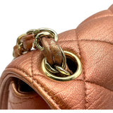 シャネル CHANEL ミニマトラッセ17 A35200 ブロンズ ラム レディース ショルダーバッグ