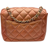 シャネル CHANEL ミニマトラッセ17 A35200 ブロンズ ラム レディース ショルダーバッグ