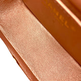 シャネル CHANEL ミニマトラッセ17 A35200 ブロンズ ラム レディース ショルダーバッグ