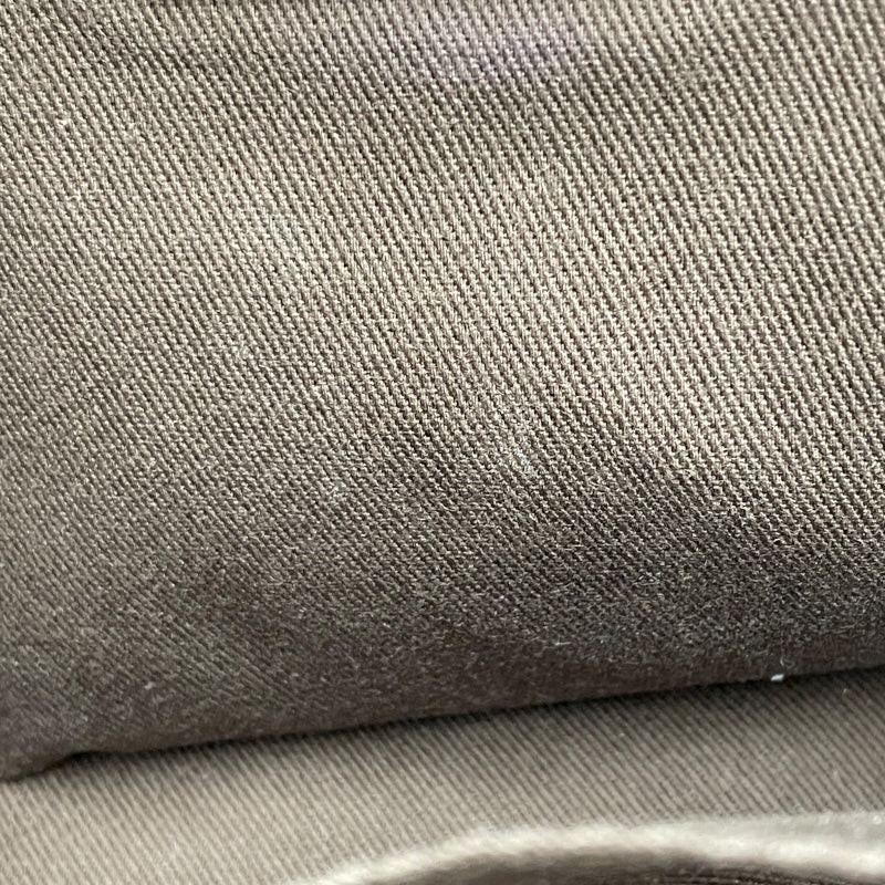 シャネル CHANEL ドーヴィルMM A67001 17番台 ブラウン SV金具 キャンバス レディース トートバッグ