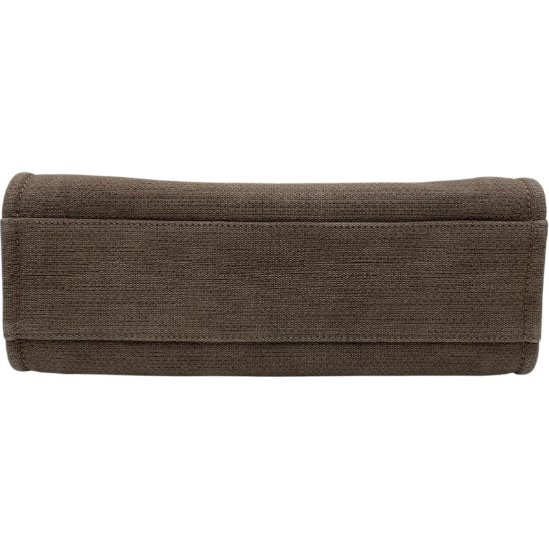 シャネル CHANEL ドーヴィルMM A67001 17番台 ブラウン SV金具 キャンバス レディース トートバッグ