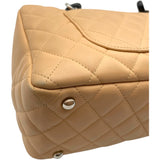 シャネル CHANEL カンボンライン ボーリング A25171 9番台 ベージュ・ブラック SV金具 ラム レディース ショルダーバッグ