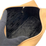 シャネル CHANEL カンボンライン ボーリング A25171 9番台 ベージュ・ブラック SV金具 ラム レディース ショルダーバッグ