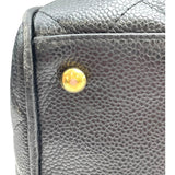 シャネル CHANEL マトラッセ ボストン A20997 ブラック GD金具 キャビア レディース ハンドバッグ