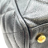 シャネル CHANEL マトラッセ ボストン A20997 ブラック GD金具 キャビア レディース ハンドバッグ