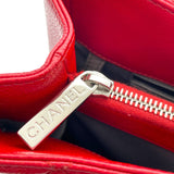 シャネル CHANEL GSTトート A50995 17番台 レッド SV金具 キャビア レディース トートバッグ