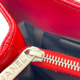 シャネル CHANEL GSTトート A50995 17番台 レッド SV金具 キャビア レディース トートバッグ