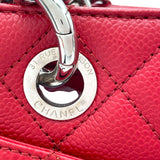 シャネル CHANEL GSTトート A50995 17番台 レッド SV金具 キャビア レディース トートバッグ