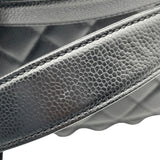 シャネル CHANEL GSTトート A50995 19番台 ブラック SV金具 キャビア レディース トートバッグ