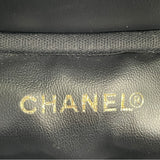 シャネル CHANEL ココマークバニティ A01998 7番台 ブラック GD金具 キャビア レディース ハンドバッグ