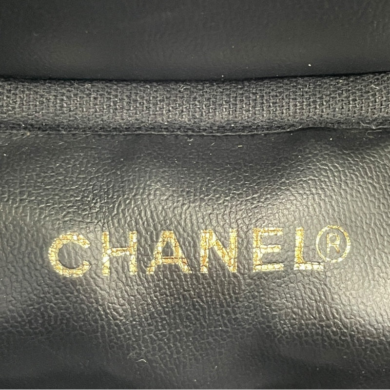 シャネル CHANEL ココマークバニティ A01998 7番台 ブラック GD金具 キャビア レディース ハンドバッグ