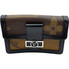 ルイ・ヴィトン LOUIS VUITTON バムバッグ・ドーフィーヌ M67696 ノワール×ブラウン モノグラム・ジャイアントリバース レディース ボディバッグ