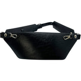 ルイ・ヴィトン LOUIS VUITTON バムバッグ・ドーフィーヌ M67696 ノワール×ブラウン モノグラム・ジャイアントリバース レディース ボディバッグ