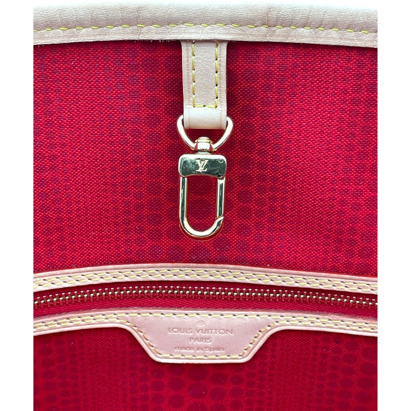 ルイ・ヴィトン LOUIS VUITTON ネヴァーフルMM 草間彌生コラボ M46381 ブラウン モノグラム・ペインティッドドッド レディース トートバッグ