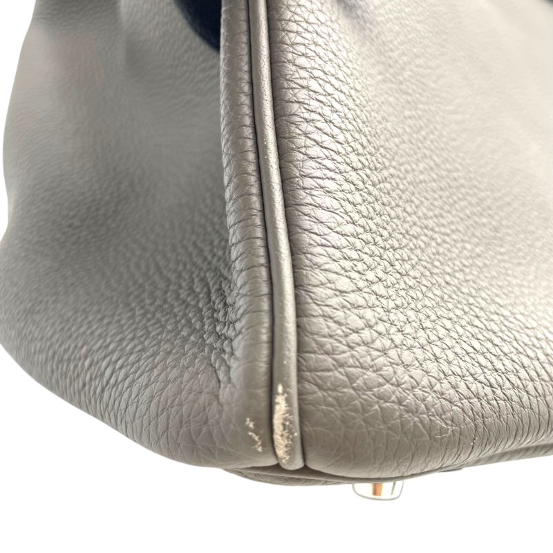 エルメス HERMES バーキン40 U刻印　(2022年製) グリメイヤー　シルバー金具 トゴ レディース ハンドバッグ