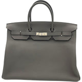 エルメス HERMES バーキン40 U刻印　(2022年製) グリメイヤー　シルバー金具 トゴ レディース ハンドバッグ