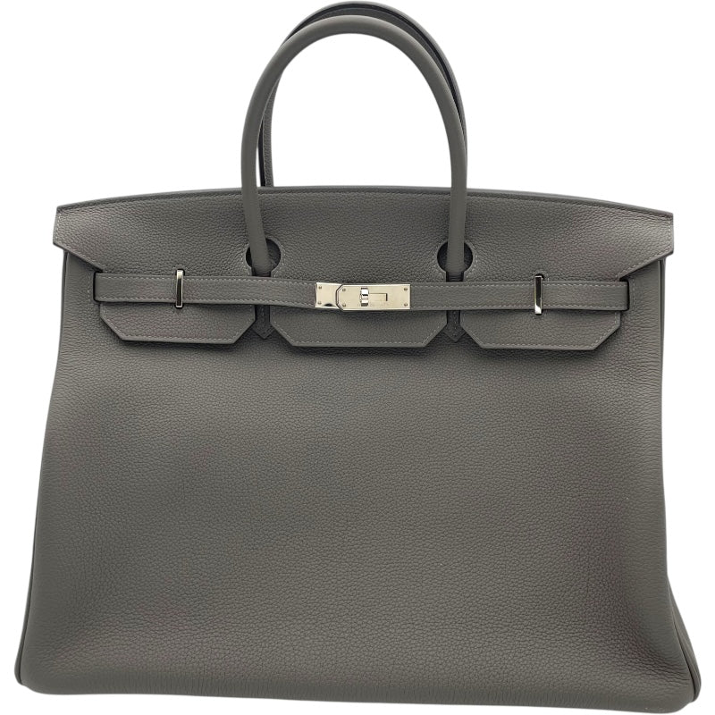 エルメス HERMES バーキン40 U刻印　(2022年製) グリメイヤー　シルバー金具 トゴ レディース ハンドバッグ