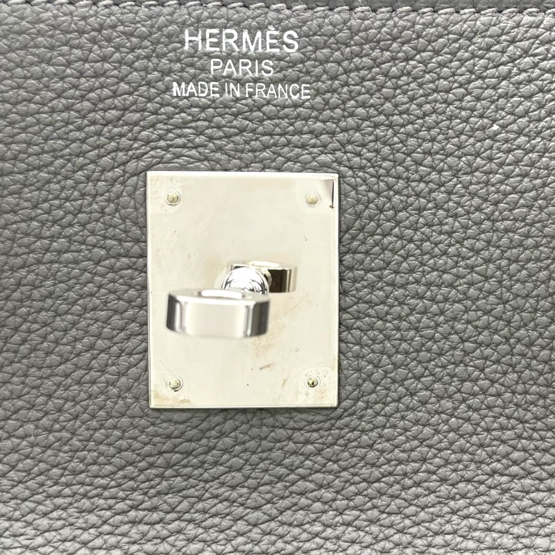 エルメス HERMES バーキン40 U刻印　(2022年製) グリメイヤー　シルバー金具 トゴ レディース ハンドバッグ
