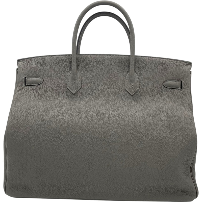 エルメス HERMES バーキン40 U刻印　(2022年製) グリメイヤー　シルバー金具 トゴ レディース ハンドバッグ