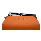 エルメス HERMES ヴィドポッシュ W刻 オレンジ SV金具 トゴ ユニセックス ショルダーバッグ