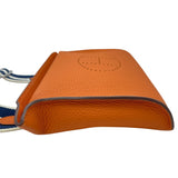 エルメス HERMES ヴィドポッシュ W刻 オレンジ SV金具 トゴ ユニセックス ショルダーバッグ