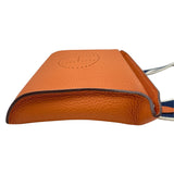 エルメス HERMES ヴィドポッシュ W刻 オレンジ SV金具 トゴ ユニセックス ショルダーバッグ