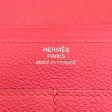 エルメス HERMES ドゴン デュオ ウォレット C刻印 ローズアザレ SV金具 エバーカラー レディース 二つ折り財布