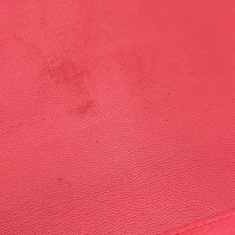 エルメス HERMES ドゴン デュオ ウォレット C刻印 ローズアザレ SV金具 エバーカラー レディース 二つ折り財布