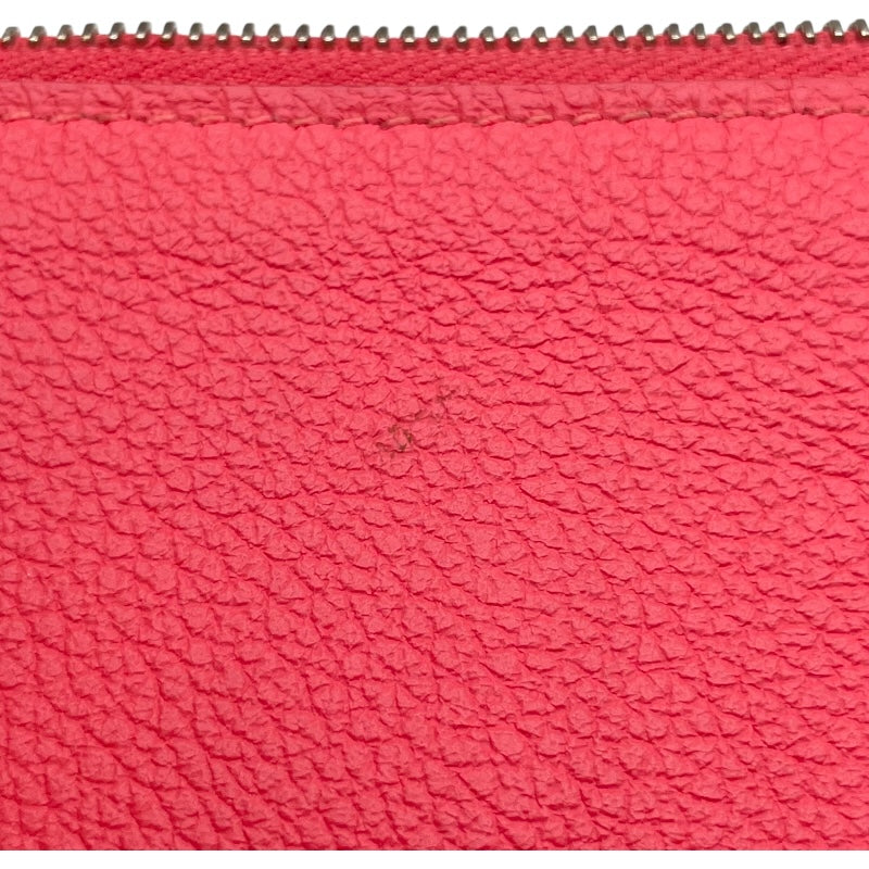 エルメス HERMES ドゴン デュオ ウォレット C刻印 ローズアザレ SV金具 エバーカラー レディース 二つ折り財布