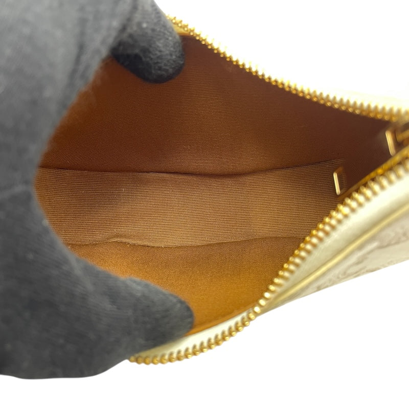 セリーヌ CELINE ミニアヴァ ホワイトxタン GD金具　 トリオンフキャンバス/カーフ レディース ハンドバッグ