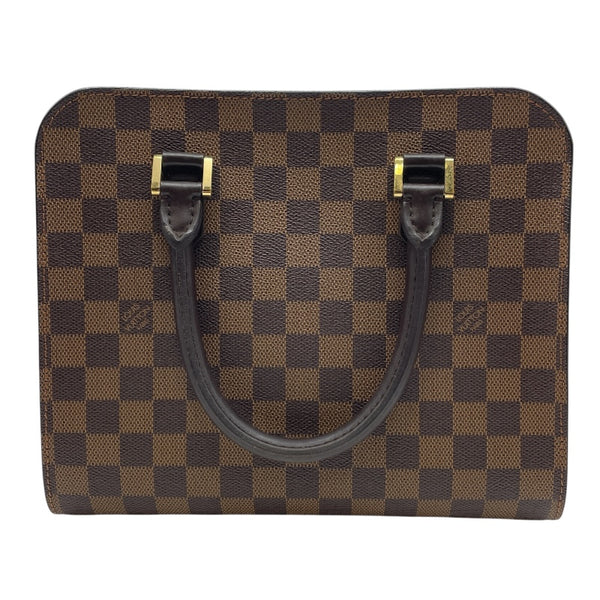 ルイ・ヴィトン LOUIS VUITTON トリアナ N51155 ブラウン ダミエ・エベヌ レディース ハンドバッグ