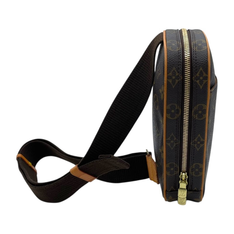 ルイ・ヴィトン LOUIS VUITTON ポシェット・ガンジュ M51870 ブラウン モノグラム・キャンバス ユニセックス ショルダーバッグ