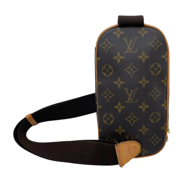 ルイ・ヴィトン LOUIS VUITTON ポシェット・ガンジュ M51870 ブラウン モノグラム・キャンバス ユニセックス ショルダーバッグ