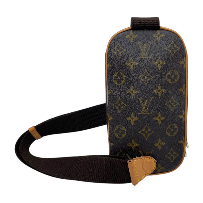 ルイ・ヴィトン LOUIS VUITTON ポシェット・ガンジュ M51870 ブラウン モノグラム・キャンバス ユニセックス ショルダーバッグ