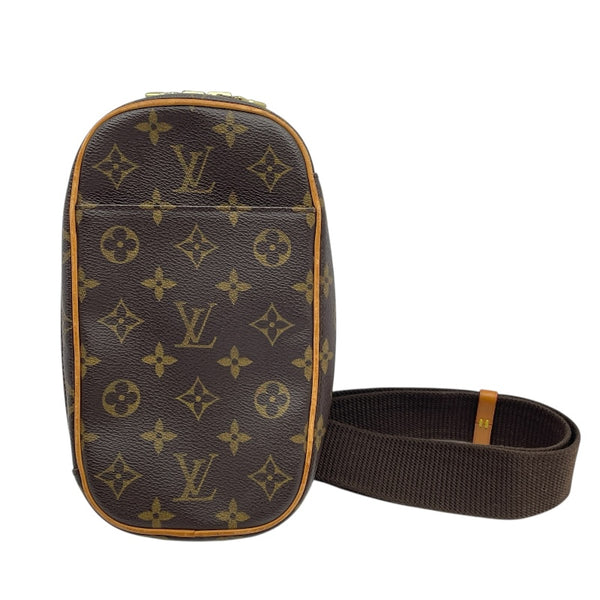 ルイ・ヴィトン LOUIS VUITTON ポシェット・ガンジュ M51870 ブラウン モノグラムキャンバス ユニセックス ショルダーバッグ